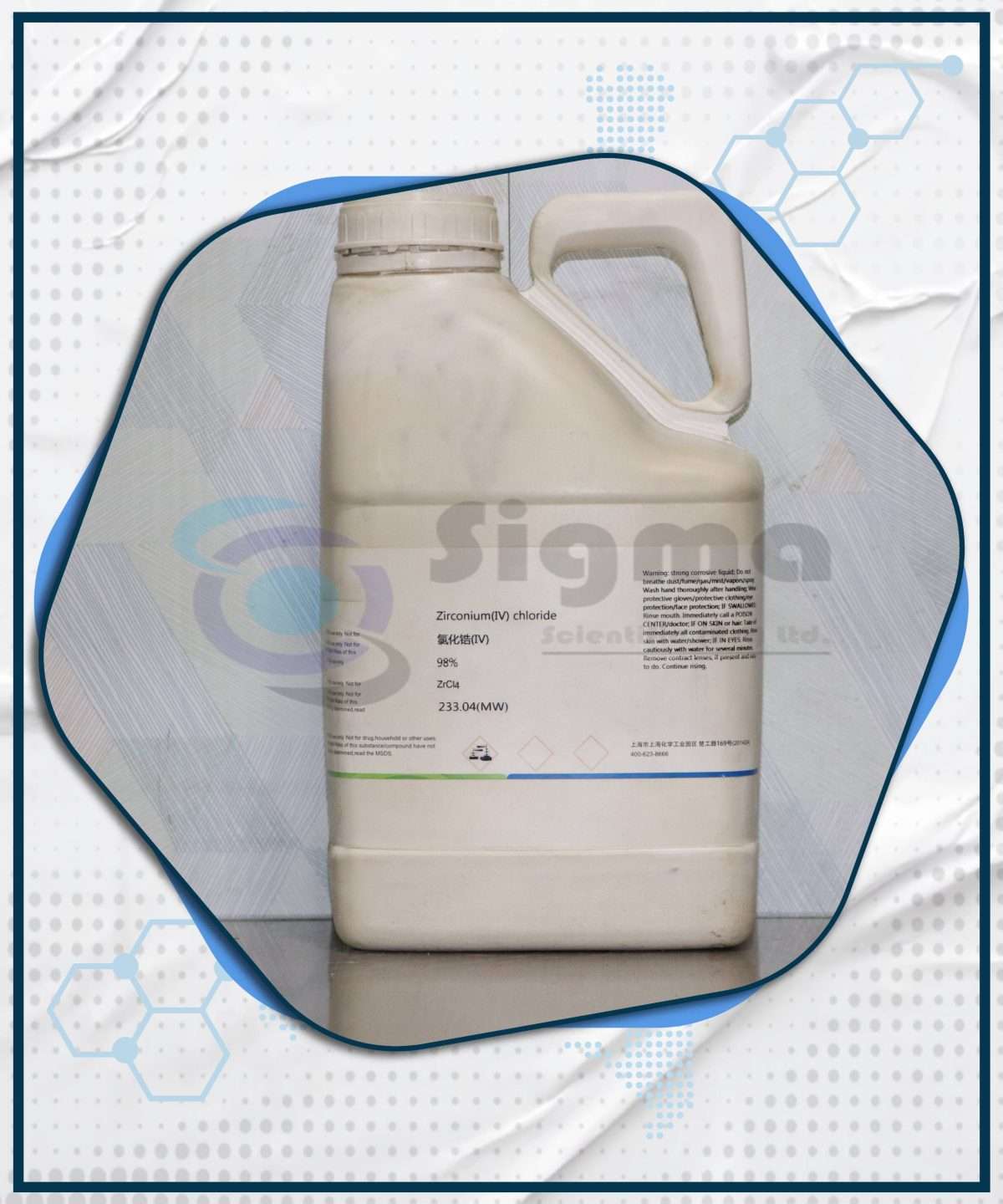 Zirconium (IV) Chloride Sigma Scientific